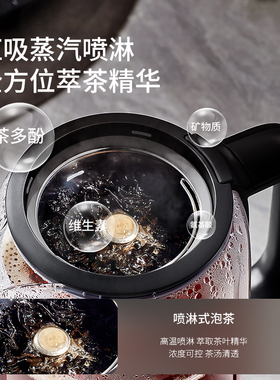 九阳煮茶壶家用全自动新款喷淋式煮茶器养生壶泡茶壶烧水壶WY157