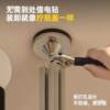 Sanmeng punch-free ceiling-to-floor hole board screen aluminum profile optical axis floor-standing partition storage coat and hat storage rack