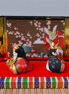 日偶女皇对偶武士迷你鲤鱼旗饰摆盘酒店日料饰礼品
