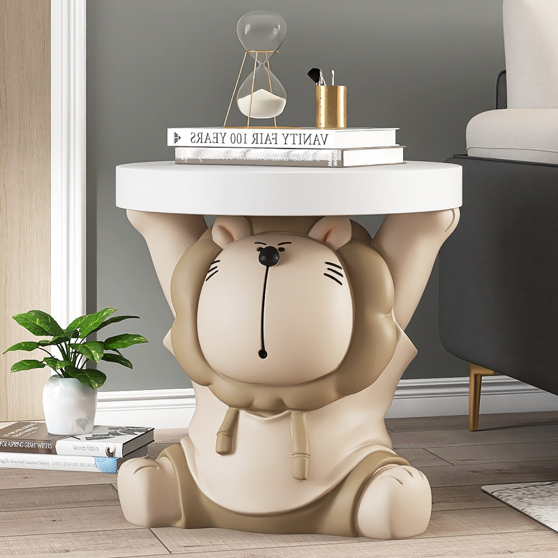 创意动物客厅大型落地电视柜沙发旁茶几装饰品床头柜乔迁礼品,淘宝优惠券,粉丝福利购,淘宝优惠卷