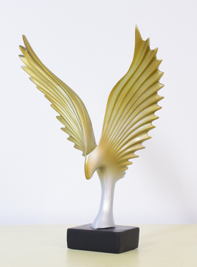 老鹰大鹏展翅欧式创意家居摆件现代客厅办公室装饰品书房摆设