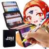 132-color double-head soft-head children's watercolor pen bag set art painting supplies water-based markers