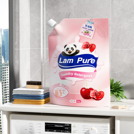 2KG实惠袋装全新香氛洗衣液低温酶去除污渍可机洗正品适用补充