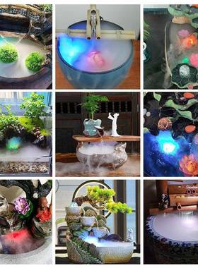 造雾器大雾鱼缸雾化喷雾假山水景鱼池制雾器水雾起雾器雾化头加湿