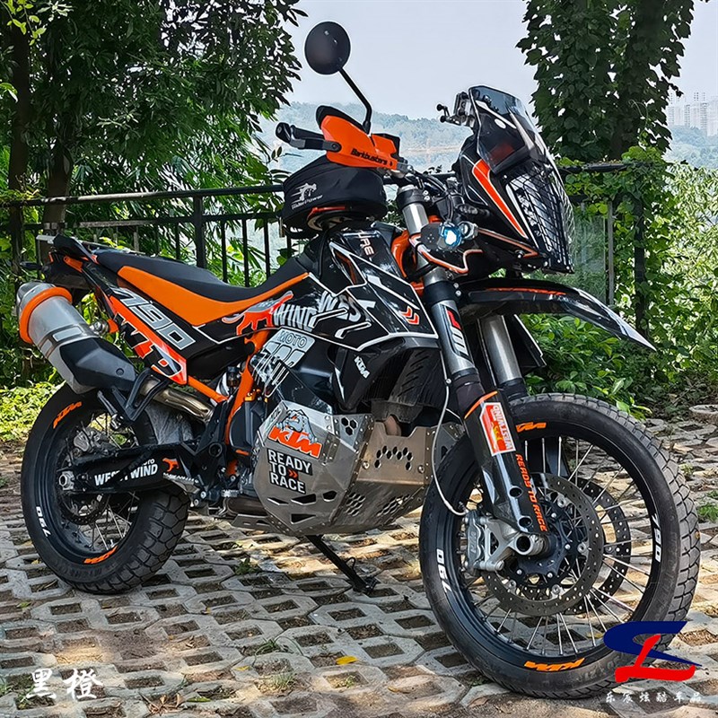 定制KTM 790ADV版画贴纸贴花摩托车改装全车贴膜版花车身贴画拉花 - 图2