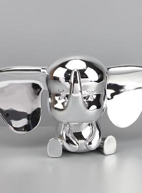 小飞大飞象象摆件代简约轻奢高档客厅家电视柜柜酒入户玄关居现软