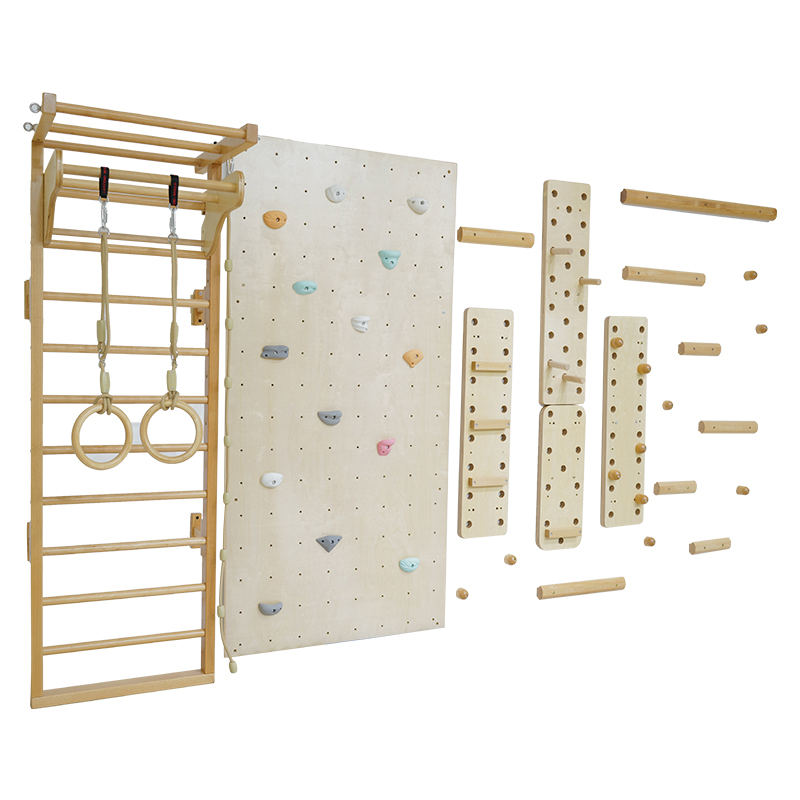 新款攀岩墙早教攀爬架儿童攀爬室内家用健身感统训练器材 - 图3