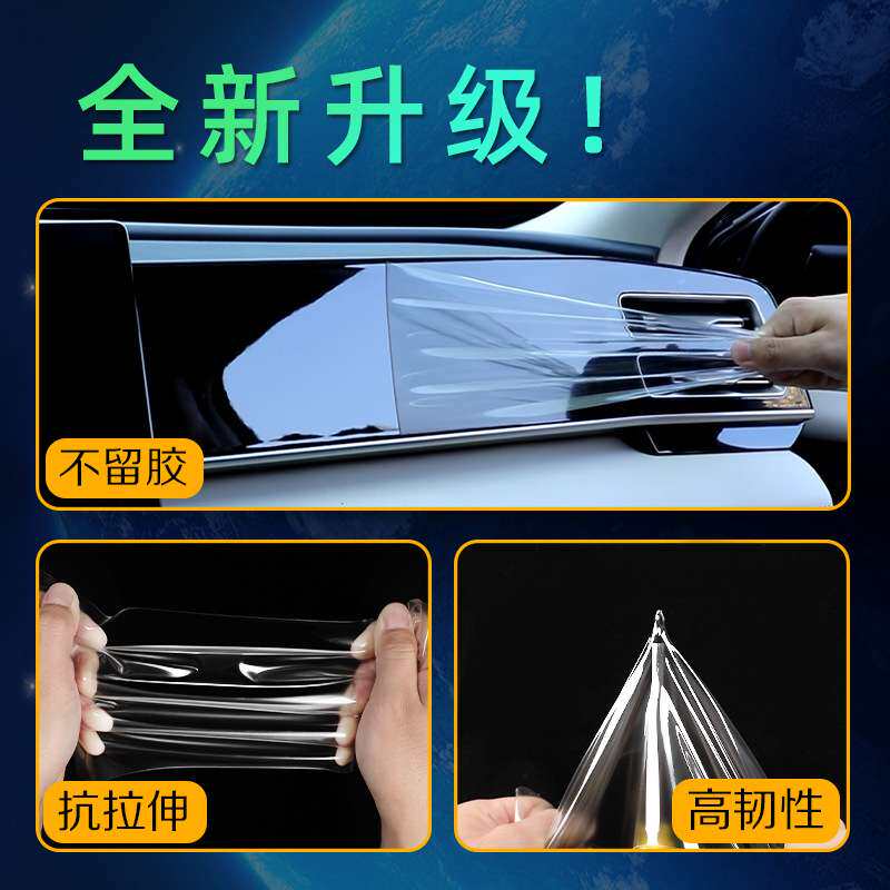 Geely Xingyuan special interior control film screen protection tempered film interior decoration accessories modified car stickers