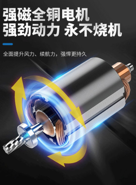 烧烤鼓风机锂电充电户外吹风机手持电动无线小型木炭生火专雅通思