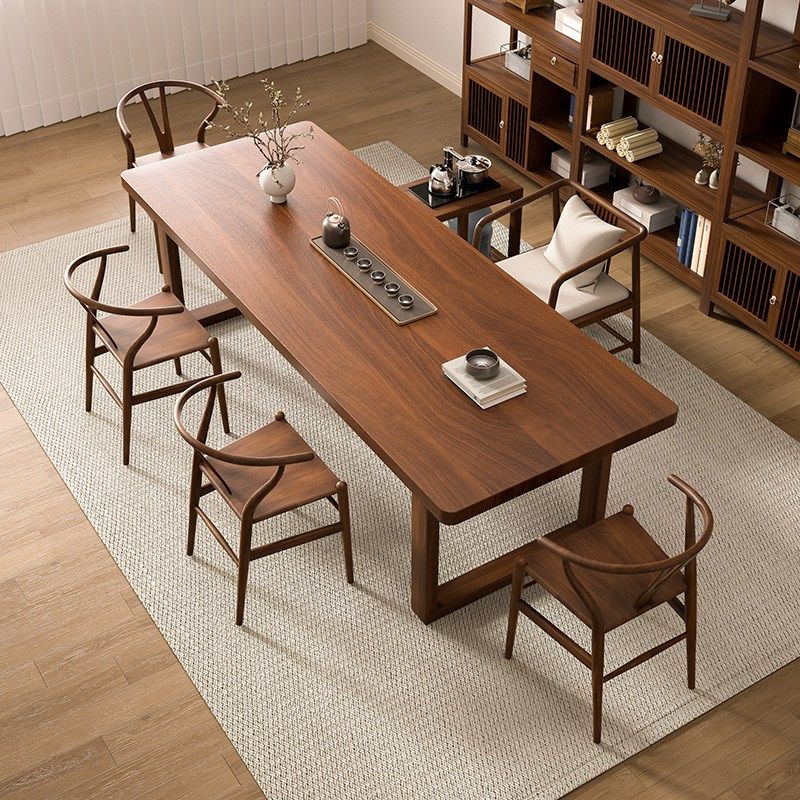 南美胡桃木茶桌新高级泡茶桌椅家用茶台现代阳台茶几,淘宝优惠券,粉丝福利购,淘宝优惠卷