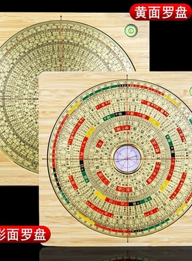 三合罗盘高精度黄铜综合指南针初学者携带测量定位罗经仪
