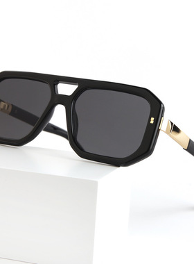 M6145小红书同款墨镜男太阳眼镜女蛤蟆镜司机镜复古潮流复古方框