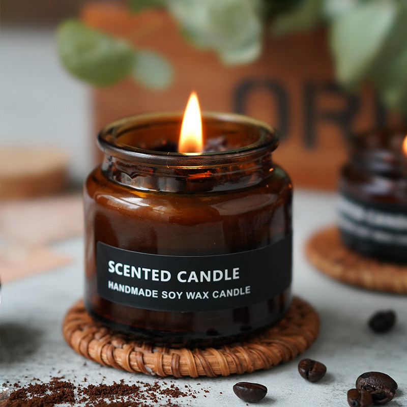 咖啡豆香薰蜡烛材料包 di手工自制材料包基础工具包赠送视频教程,淘宝优惠券,粉丝福利购,淘宝优惠卷