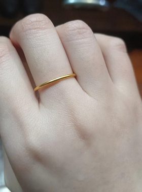 叠戴绝了！古董细金线中式复古叠搭戒指精致日常套戒实用百搭