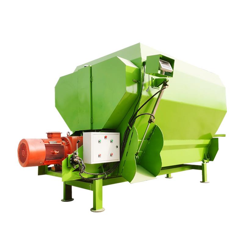 9立方tmr日粮搅拌机固定式草料混合拌草机电子称重双轴拌料机 - 图3