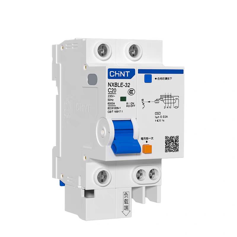 正泰NXBLE漏电保护器1P2P空气开关32A家用空开带漏保3P断路器63a - 图3