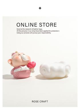 【桃旺福旺】月老治愈系小摆件祝福桌面装饰品生日礼物办公室好物