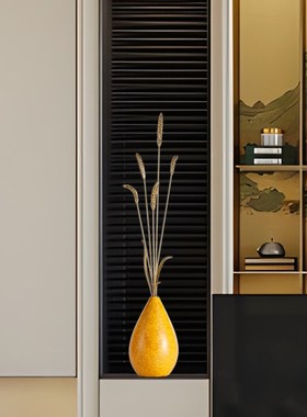 五谷丰登乔迁业礼品麦穗大麦花瓶摆件高档新居入伙客厅玄关装饰