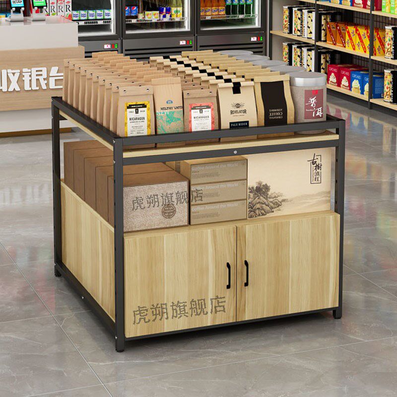 超市促销台展示架便利店零食酒水饮料牛奶米面粮油中岛堆头展示柜,淘宝优惠券,粉丝福利购,淘宝优惠卷