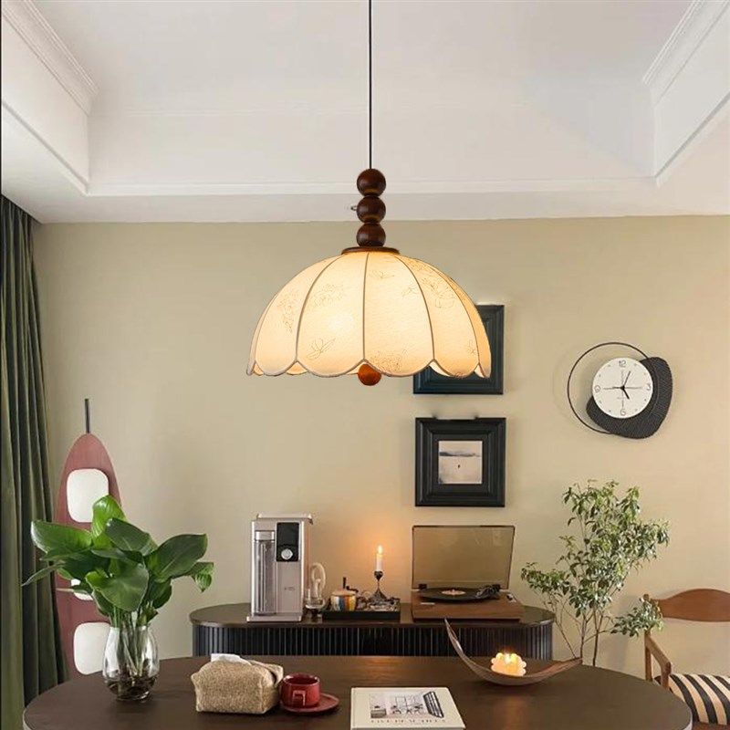 法式南洋风中古吊灯大气古典民国书房灯岛台单头吊灯布艺,淘宝优惠券,粉丝福利购,淘宝优惠卷