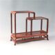 Red rosewood low antique display stand teapot bonsai bottle jade antique solid wood classical display stand