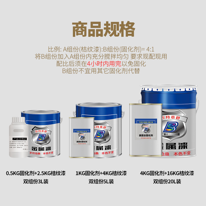 丙烯酸桔纹漆RAL7035 7032 5015 9001 6018 2004机床机械设备油漆 - 图2