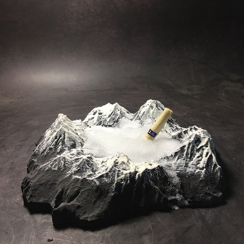 冬官手作 水泥石装饰烟灰缸雪山湖烟缸民宿茶室酒吧,淘宝优惠券,粉丝福利购,淘宝优惠卷