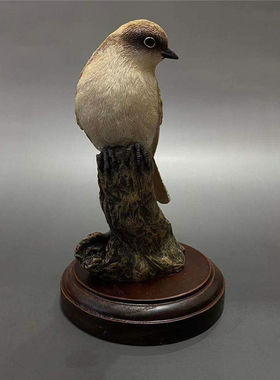 树脂工艺品鸟类麻鸟园庭院客厅装饰乔迁新居业礼品