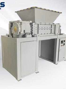 撕碎机机箱塑料薄膜破碎机木材工业废铁大小型双轴铁屑粉碎机