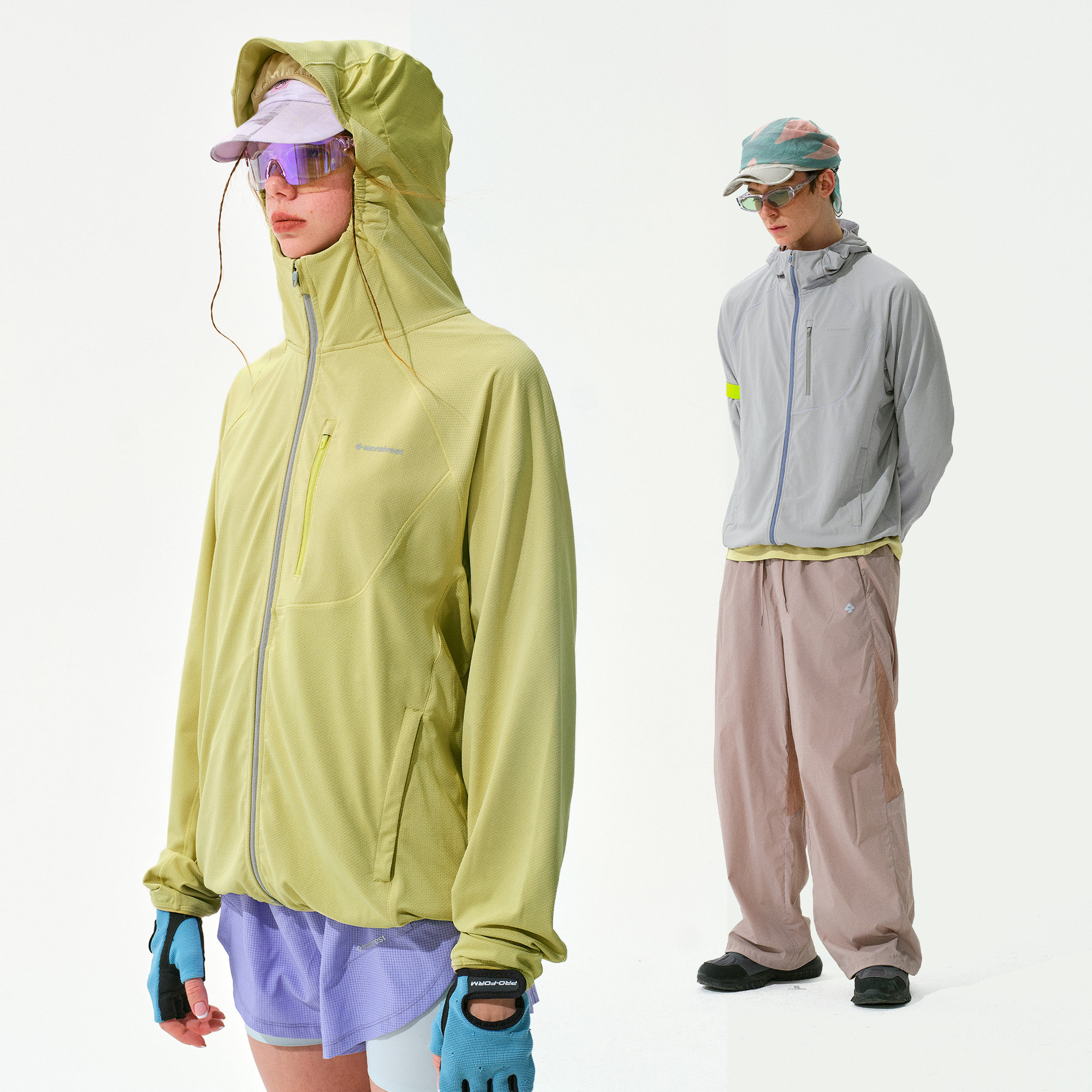 瞬时山野Monterest户外原纱防晒服吸湿速干针织连帽外套防晒衣男,淘宝优惠券,粉丝福利购,淘宝优惠卷