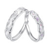 DM Monet Garden Bestie Couple Fashion Rings