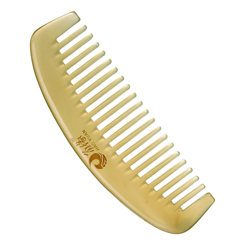 角缘牛角梳粗齿宽齿卷发打结个人护理头皮按摩梳天然绵羊角梳子,淘宝优惠券,粉丝福利购,淘宝优惠卷