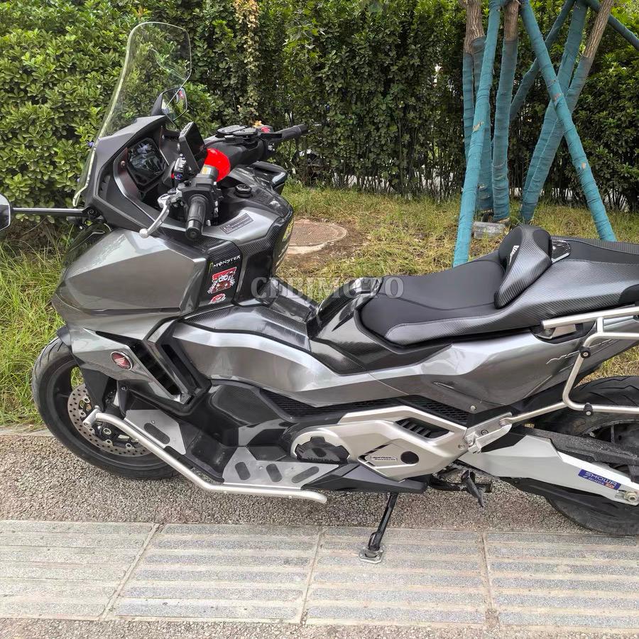 适用本田沙750 NSS750护杠保险杆防摔杠脚踏板射灯改装件 - 图0