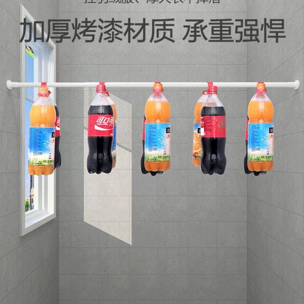 免打孔窗帘伸缩杆试衣间罗马杆卫生间浴帘杆挂衣杆衣柜挂杆加厚杆,淘宝优惠券,粉丝福利购,淘宝优惠卷