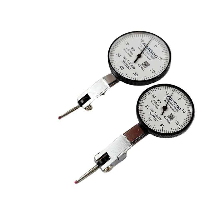 防震6钻宝石轴承杠杆百分表头子0-0.8高精度0.01校表找平分中 - 图0