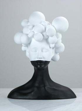 现代简约银色章鱼外星人榨汁器摆件样板房餐厅厨房客厅软装饰品