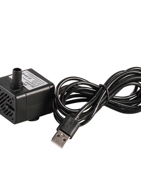 假山盆景喷泉鱼缸循环小型迷你抽水泵T静音抽水循环泵