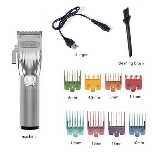 professional cordless rechargeable hair trimmer for men elec - 图1