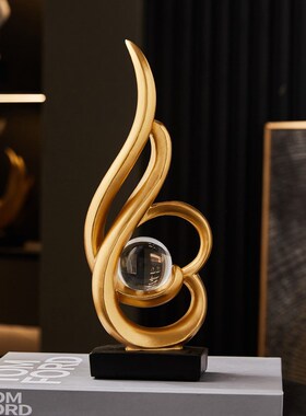 风生水起高级感酒柜展示柜摆件家居客厅玄关N办公室高端艺术装饰