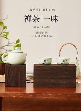 实木桌面方底座工艺品陈列架茶几茶室镇纸加厚香炉茶具支架