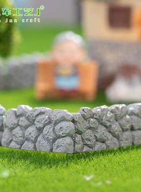 微景观创意木板竹子围栏栅栏 园艺造景diy装饰品配件生态瓶小摆件