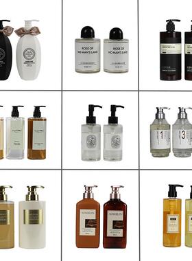 样板间卫生间沐浴乳洗发露装饰摆件卫浴店高端民宿酒店壁龛装饰品