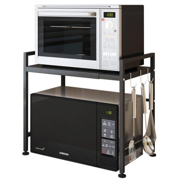 多层可伸缩调节微波炉置物架厨房多功能烤箱电饭锅台面收纳架子,淘宝优惠券,粉丝福利购,淘宝优惠卷