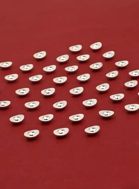 合金实心迷你银元宝摆件聚宝盆