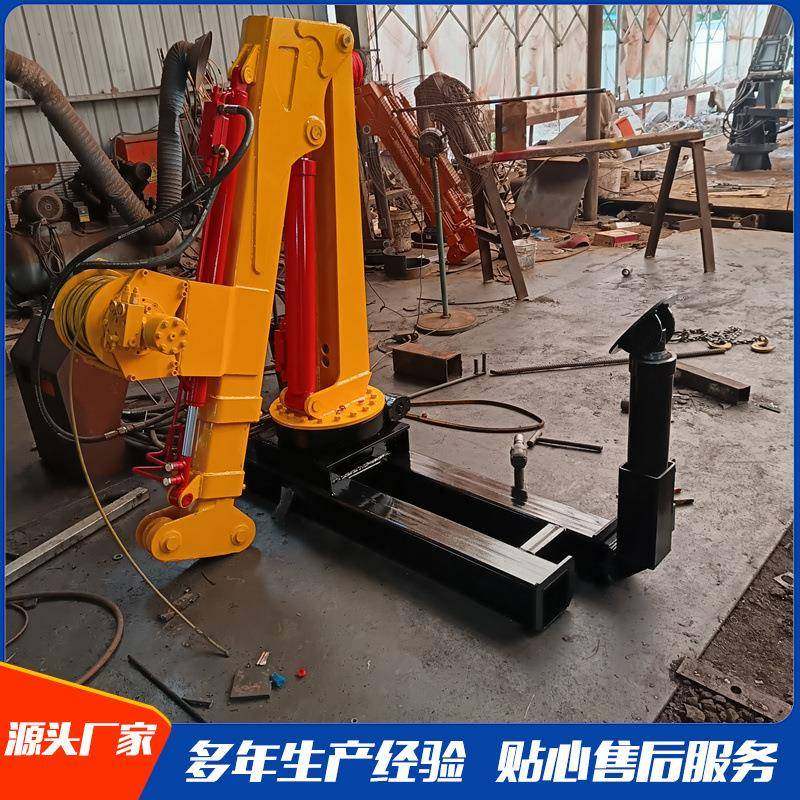 货车装卸货物起重机液压随车折臂吊旋转式可拆装折叠车载吊机,淘宝优惠券,粉丝福利购,淘宝优惠卷