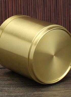 全黄铜车载烟灰缸个性创意多功能带盖汽车车内用品大全实用高档男