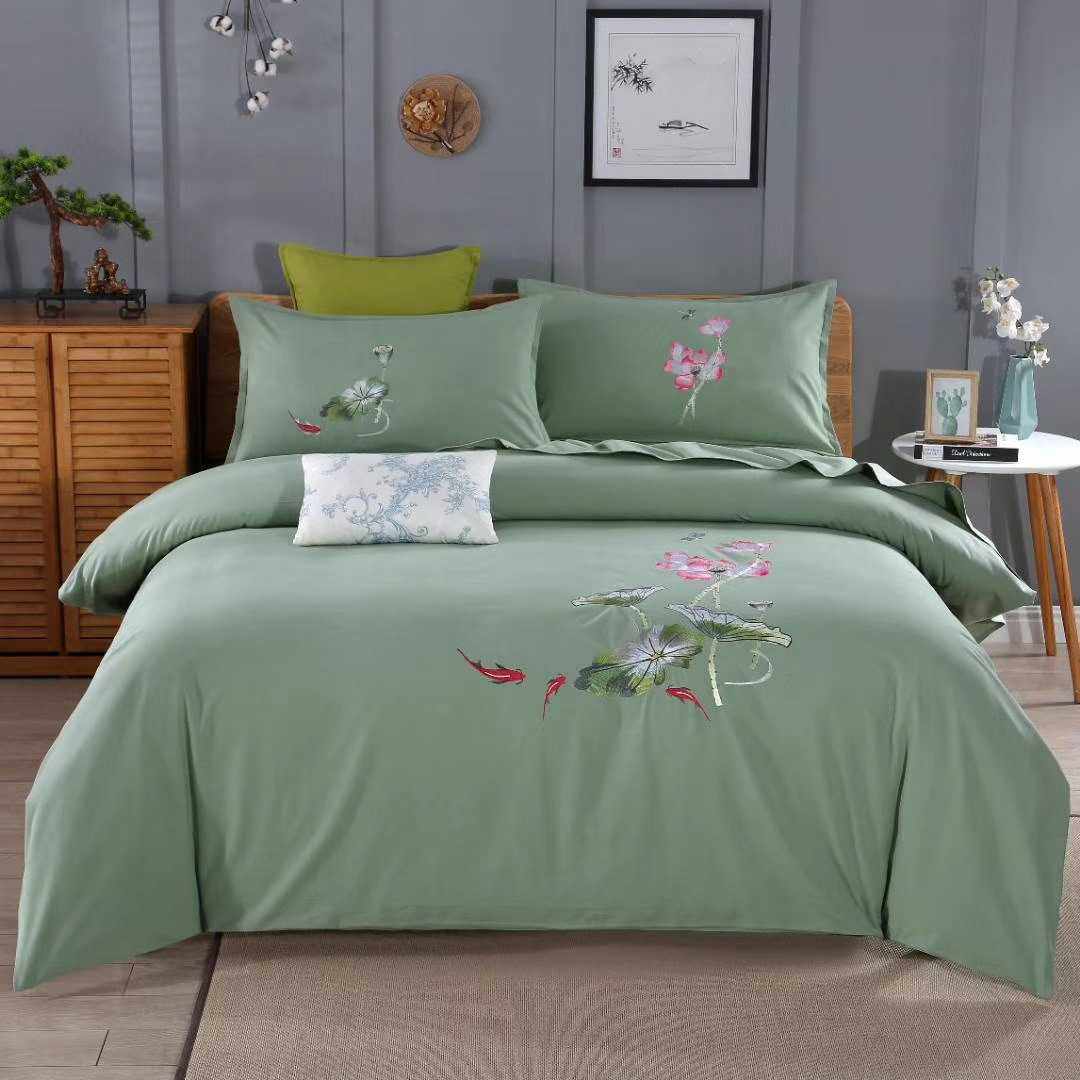 厂家 老粗布布工艺棉布四件套绣花床上用品家纺展会销礼品代发,淘宝优惠券,粉丝福利购,淘宝优惠卷