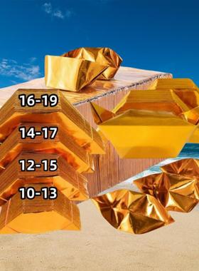 金元宝半成品银元宝手工折纸金纸锡箔纸加厚切角半成品元宝