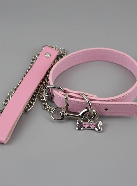 chocker骨头黑色项圈男女颈链