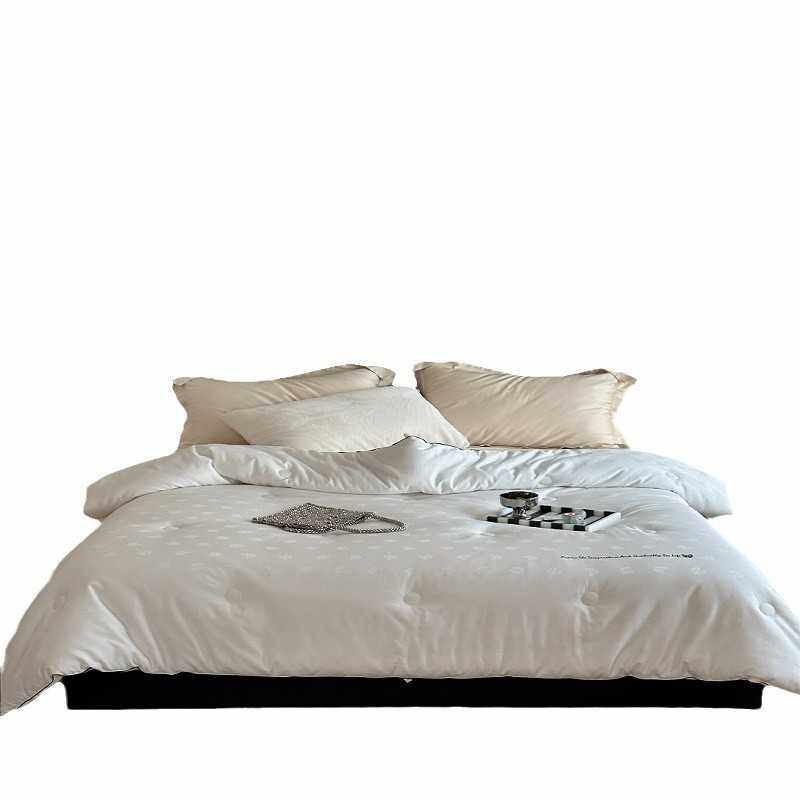 轻奢60支全棉蝴蝶结提花蚕丝雪绒柔软舒适春秋被加厚冬被双人被芯,淘宝优惠券,粉丝福利购,淘宝优惠卷